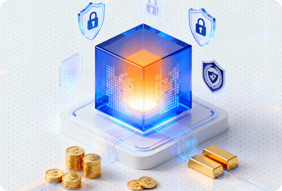 Cube vault illustration